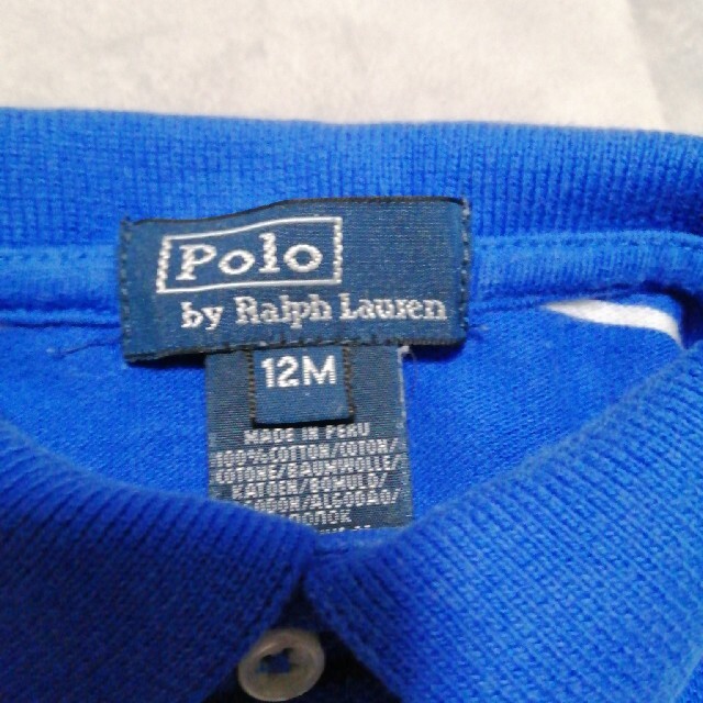 POLO RALPH LAUREN(ポロラルフローレン)のポロラルフローレン　長袖　ポロシャツ　 キッズ/ベビー/マタニティのベビー服(~85cm)(シャツ/カットソー)の商品写真