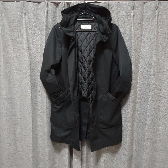 HARE(ハレ)のHARE モッズコート S 黒 メンズ ハレ ブラック メンズのジャケット/アウター(モッズコート)の商品写真