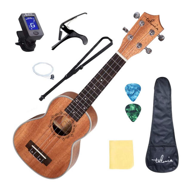 ウクレレ Ukulele ソプラノ 初心者セット【新品、送料無料】 楽器のウクレレ(ソプラノウクレレ)の商品写真