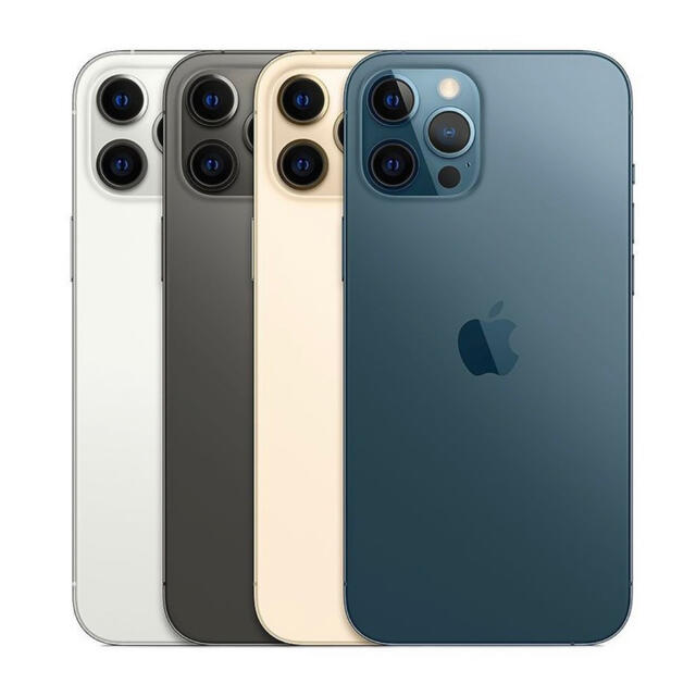 Apple(アップル)のiPhone12Pro Max 128GB シルバー スマホ/家電/カメラのスマートフォン/携帯電話(スマートフォン本体)の商品写真