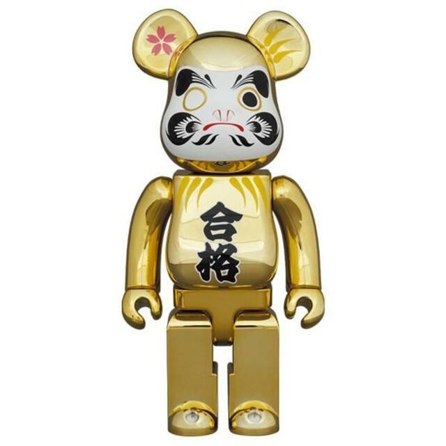 BE@RBRICK 達磨 合格 金メッキ 400％ エンタメ/ホビーのフィギュア(その他)の商品写真