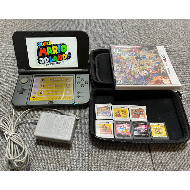 ニンテンドー3DS - 任天堂 3DS LL 本体+マリオやカービィ カセット8本 