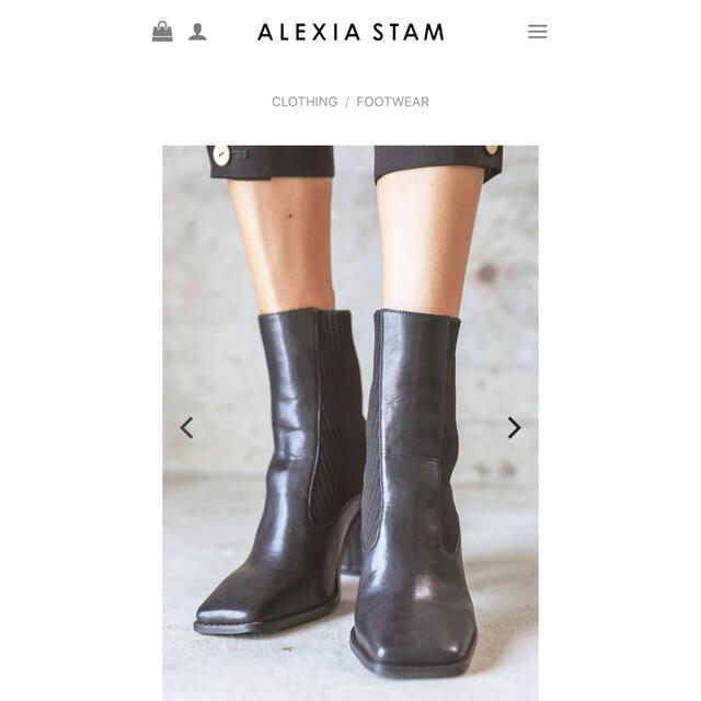ALEXIA STAM(アリシアスタン)のアリシアスタン　ショートブーツ レディースの靴/シューズ(ブーツ)の商品写真