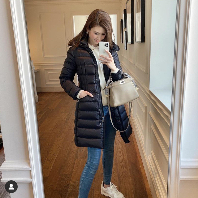 新品・未使用タグ付きエルミンヌ ブラック1moncler 70000円 レディース