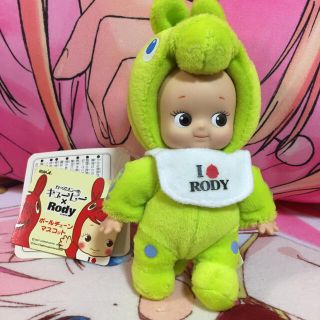 キユーピー(キユーピー)のローズオニール  キューピー ロディ RODY ぬいぐるみ マスコット ライム(キャラクターグッズ)