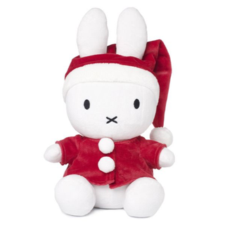 ミッフィー(miffy)の【ぬいぐるみ】ミッフィーオランダ限定クリスマスサンタクロース中/ブルーナうさこ(ぬいぐるみ)