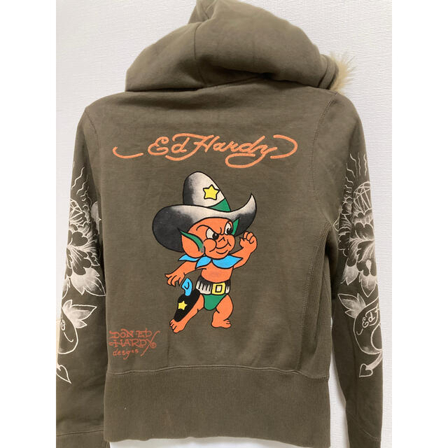 Ed Hardy(エドハーディー)のエドハーディ　Ed Hardy パーカー　レディース レディースのトップス(パーカー)の商品写真