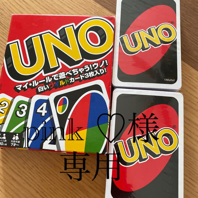 UNO(ウーノ)のUNO ウノ カードゲーム ＵＮＯカードゲーム マテル・インターナショナル エンタメ/ホビーのテーブルゲーム/ホビー(トランプ/UNO)の商品写真