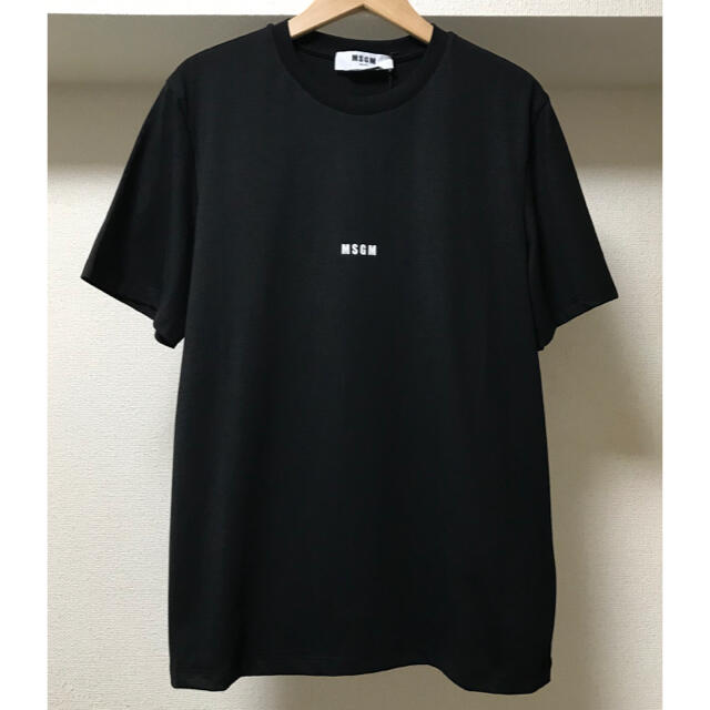 新品　MSGM メンズ　ブラック　ロゴ　Tシャツ　半袖　ピンク　ブランド　人気
