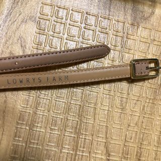 ローリーズファーム(LOWRYS FARM)の⚠️最終値下げ⚠️ローリーズファーム　ベージュ細ベルト(ベルト)