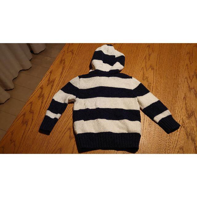 Ralph Lauren(ラルフローレン)のPOLO　ラルフローレン　ニットパーカー　80㎝ キッズ/ベビー/マタニティのベビー服(~85cm)(ジャケット/コート)の商品写真