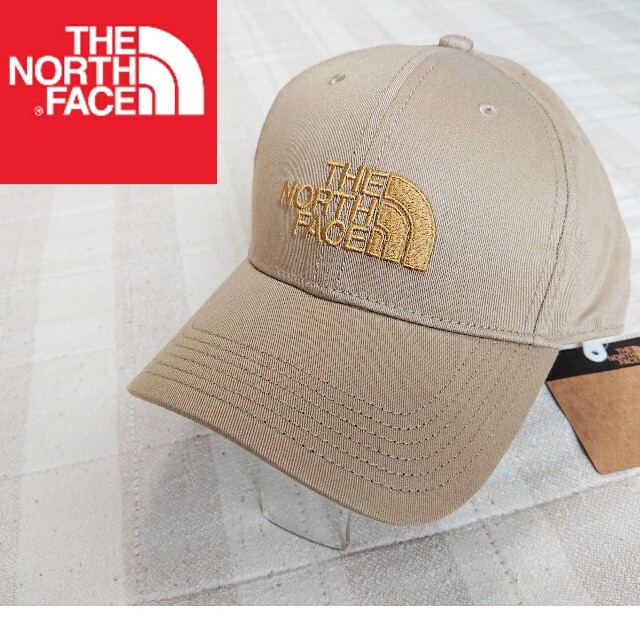 THE NORTH FACE(ザノースフェイス)の新品 ノースフェイス キャップ 帽子 ベージュ メンズの帽子(キャップ)の商品写真