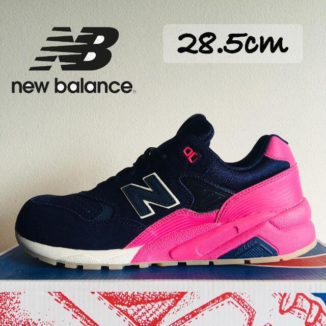 New Balance(ニューバランス)の新品 ニューバランス MRT580UP ネイビー ピンク 28.5cm Y-5 メンズの靴/シューズ(スニーカー)の商品写真