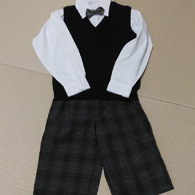 anyFAM(エニィファム)の130㎝　フォーマルハーフパンツ キッズ/ベビー/マタニティのキッズ服男の子用(90cm~)(ドレス/フォーマル)の商品写真