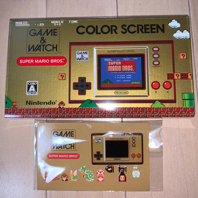 GAME＆WATCH スーパーマリオブラザーズ Amazon限定ピンバッジ付