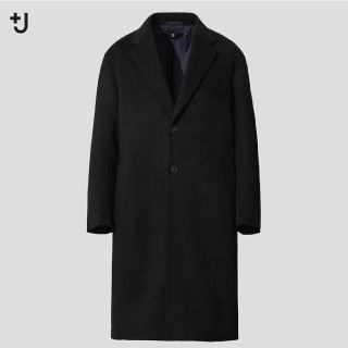 ジルサンダー(Jil Sander)のユニクロ　ジルサンダー　＋J カシミヤコート　ブラック(チェスターコート)