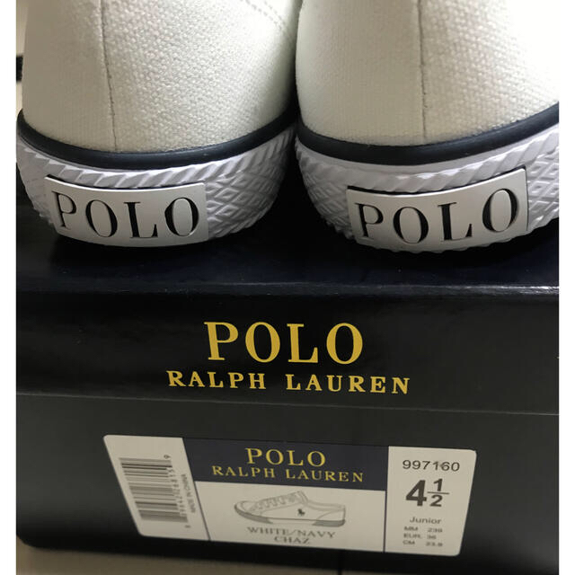 POLO RALPH LAUREN(ポロラルフローレン)の★新品未使用　ポロ ラルフローレン ローカット スニーカー　キャンバス　23.5 レディースの靴/シューズ(スニーカー)の商品写真