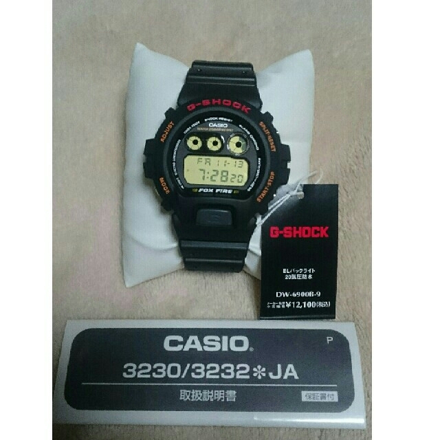 G-SHOCK DW-6900B-9 付属品付