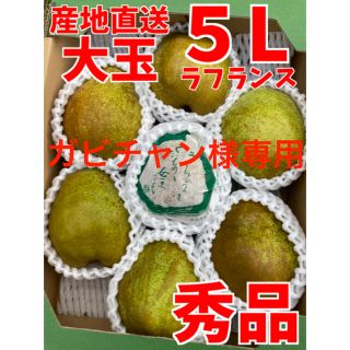 【ガビチャン様専用】山形県産ラフランス5L3kg4箱②(フルーツ)