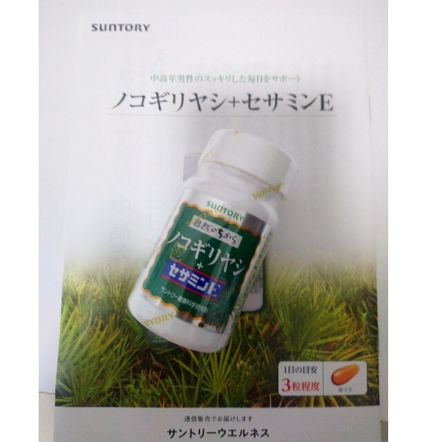 サントリー(サントリー)のノコギリヤシ + セサミンE 食品/飲料/酒の健康食品(ビタミン)の商品写真