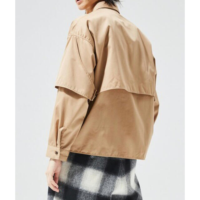 Jieda(ジエダ)のJieDa T/C FLAP SHIRT BEIGE 1 メンズのトップス(シャツ)の商品写真