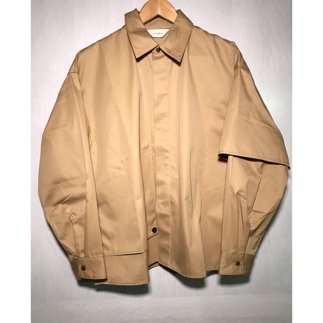 Jieda(ジエダ)のJieDa T/C FLAP SHIRT BEIGE 1 メンズのトップス(シャツ)の商品写真