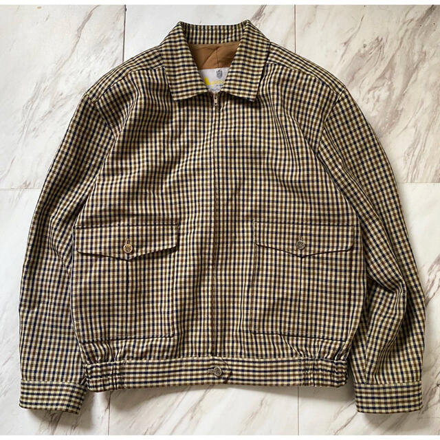 春向け 希少 vintage Aquascutum クラブチェック ジャケット - www