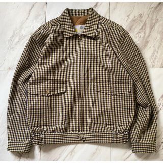 アクアスキュータム(AQUA SCUTUM)の春向け 希少 vintage Aquascutum クラブチェック ジャケット(ブルゾン)