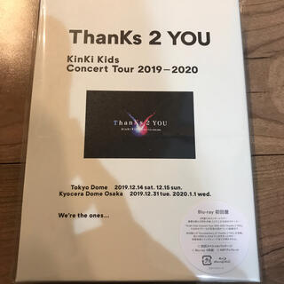 キンキキッズ(KinKi Kids)のKinKi Kids ThanKs　2　YOU 初回盤 Blu-ray(ミュージック)