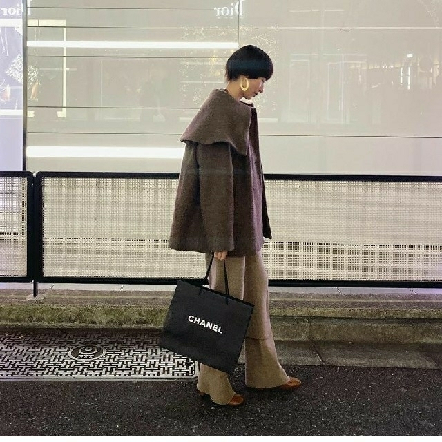 新品】CLANE クラネ / BIG COLLAR FLARE COAT 【希少