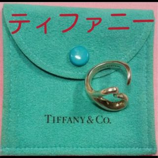 ティファニー(Tiffany & Co.)のTiffany オープンハートシルバーリング(リング(指輪))