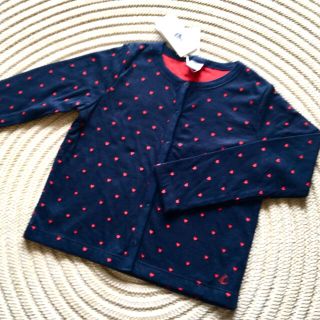 プチバトー(PETIT BATEAU)の⭐︎新品　未使用⭐︎ プチバトー  カーディガン　ハート(カーディガン)