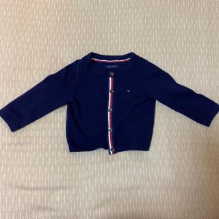 トミーヒルフィガー(TOMMY HILFIGER)のトミーフィルフィガー　ベビーカーディガン　12m(カーディガン/ボレロ)