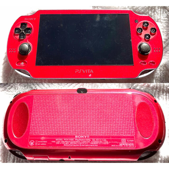 その他初期化機器認証解除済みPlayStation vita PCH-1100 レッド