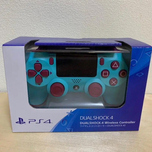 ps4コントローラー(DUALSHOCK4)ゲオ限定ベリーブルー