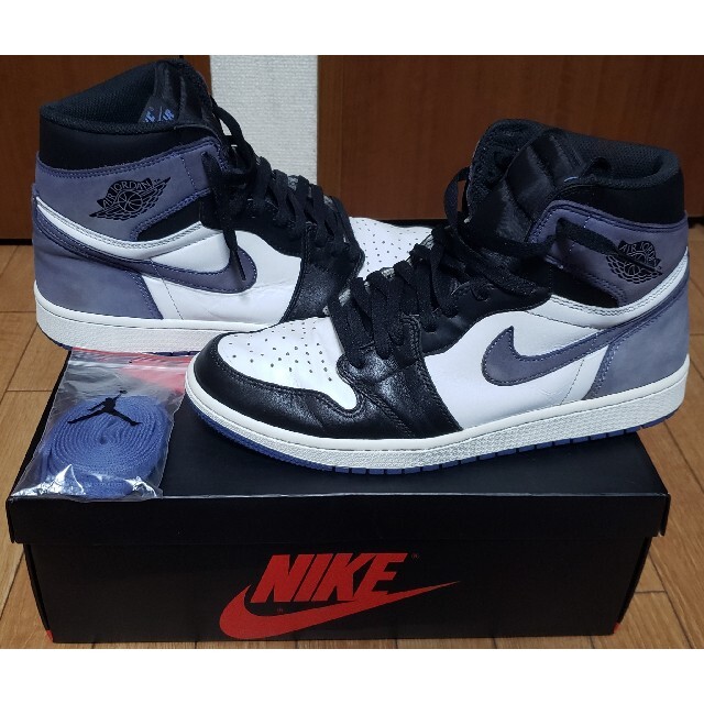 NIKE(ナイキ)のNIKE AIR JORDAN1 RETRO HIGH OG BLUE MOON メンズの靴/シューズ(スニーカー)の商品写真