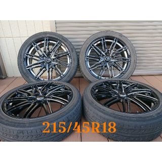 ① 18インチホイール１本☆ウェッズ レオニス グレイラ 215/45R18