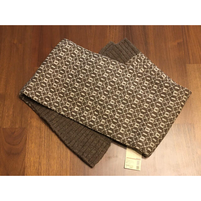 無印良品/MUJI★ひざ掛け★ウール原毛色伝統柄★70×110cm