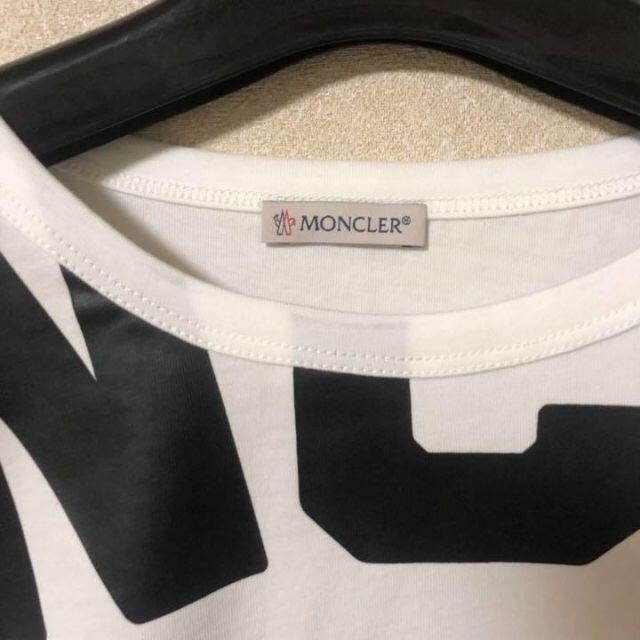 MONCLER(モンクレール)のMONCLER モンクレール　ロゴTシャツ サイズM レディースのトップス(Tシャツ(半袖/袖なし))の商品写真