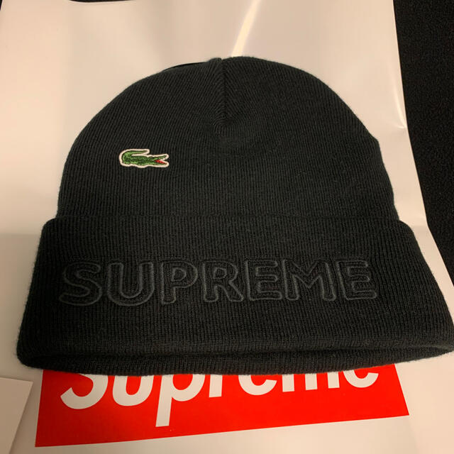 Supreme - 中古Supreme × LACOSTE Beanie ラコステ ビーニーの通販 by ...