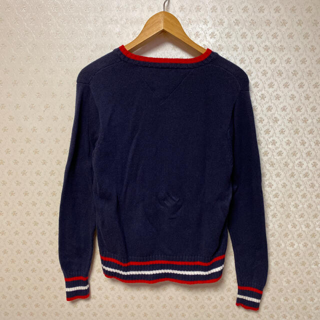 TOMMY HILFIGER(トミーヒルフィガー)の♦️トミージーンズ♦️レディース♦️長袖Vネック　ニットセーター♦️ネイビー レディースのトップス(ニット/セーター)の商品写真