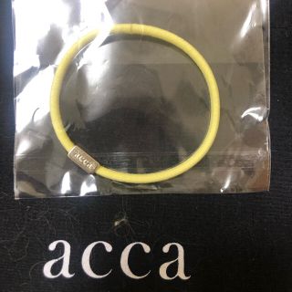 アッカ(acca)のacca カラーゴム　イエロー(ヘアゴム/シュシュ)