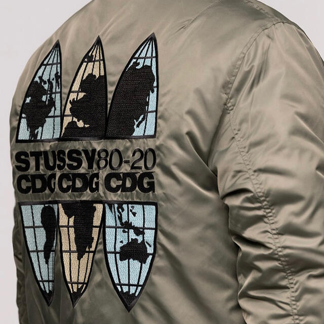 STUSSY CDG MA-1 Jacket XL コムデギャルソン L