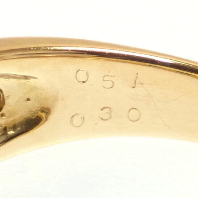 エメラルド　ダイヤ　リング　指輪　K18 レディースのアクセサリー(リング(指輪))の商品写真