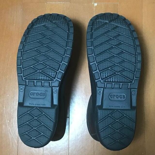 crocs(クロックス)のクロックス　レインブーツ　M10　ブラック メンズの靴/シューズ(長靴/レインシューズ)の商品写真