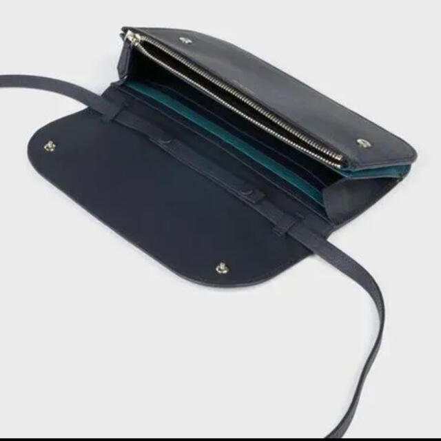 新品☆Paul Smith 牛革 ショルダーバック ネイビー