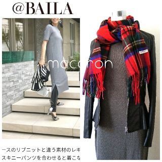 ザラ(ZARA)の未使用ザラZARAハイネック リブ ロングワンピース グレーVERYイエナ23区(ロングワンピース/マキシワンピース)