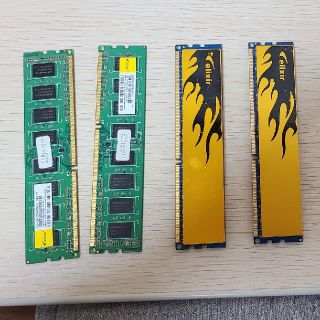 エリクシール(ELIXIR)の大量メモリー セット　DDR3 デスクトップ用(PCパーツ)