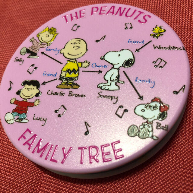 PEANUTS(ピーナッツ)のスヌーピー　両面コンパクトミラー レディースのファッション小物(ミラー)の商品写真