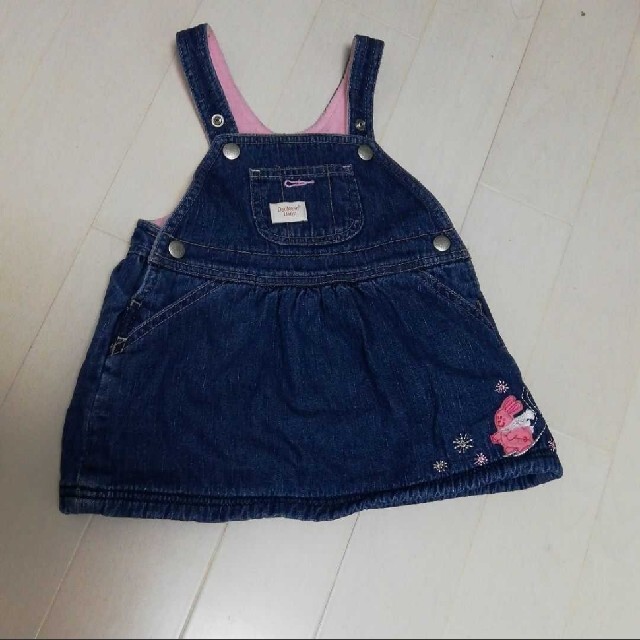 OshKosh(オシュコシュ)のジャンパースカート　裏起毛 キッズ/ベビー/マタニティのキッズ服女の子用(90cm~)(ワンピース)の商品写真